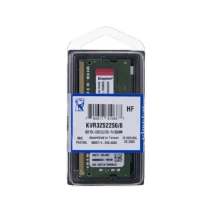 Memória RAM 8GB Kingston SODIMM 3200MHz DDR4 - KVR32S22S6/8