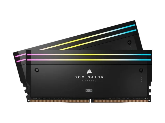 Memória RAM Corsair Dominator Titanium RGB 32GB DDR5 6400MHz CMP64GX5M2B6400C32